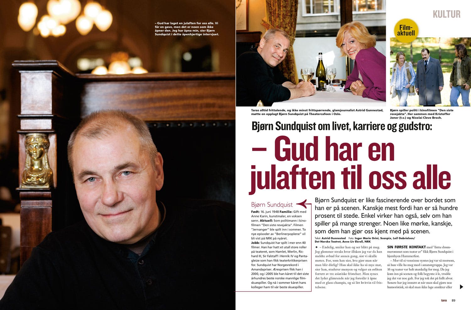 Bjørn Sundquist i Tara nr 9/2008